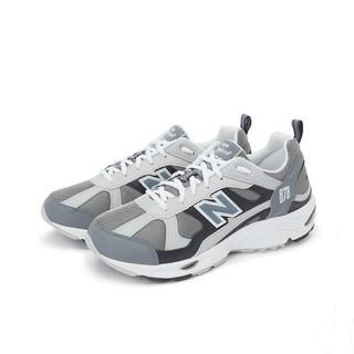 New Balance NB官方秋冬中性款878系列CM878GRY简约舒适时尚百搭休闲鞋复古老爹鞋 灰色 CM878GRY 40（脚长25cm)