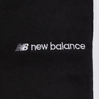 New Balance NB官方秋冬女款AWP03328毛圈简约经典百搭时尚休闲Logo标识针织长裤 BK AWP03328 M