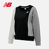 new balance NB女款潮流简约时尚拼色设计抓绒舒适保暖圆领套头卫衣AWT03146 AWT03146-AG XS