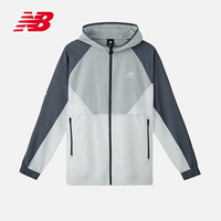 New Balance NB官方秋冬男款AMJ03502连帽简约经典百搭时尚舒适休闲梭织夹克/外套 LED L