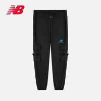 New Balance NB官方2021新款男款AMP11310简约经典百搭时尚休闲Logo梭织长裤 BK AMP11310 M