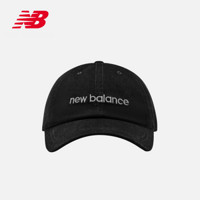 New Balance NB官方秋冬中性款JACL0751简约经典百搭时尚舒适Logo运动休闲棒球帽 BK JACL0751 F