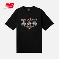 New Balance NB官方秋冬女款AWT03365舒适透气简约经典百搭时尚休闲透气圆领短袖T恤 BK AWT03365 M