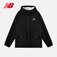 New Balance NB官方2021新款男款AMJ11305连帽休闲简约舒适时尚梭织夹克/外套 BK AMJ11305 S