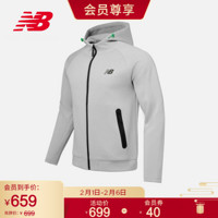 New Balance NB官方2021新款男款AMJ11329简约经典百搭时尚休闲Logo连帽外套 GR AMJ11329 2XL