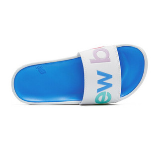 New Balance NB官方春夏女款SD-200系列SWF200A1 LOGO标识休闲鞋拖鞋凉鞋 白色 SWF200A1 40.5 (脚长 26cm)