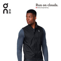 On昂跑 全天候轻量舒适男款跑步马甲 Weather Vest Black 黑 XL