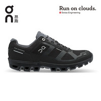 On昂跑 轻量减震女款防水越野跑鞋 Cloudventure Waterproof Black | Graphit 黑色 38.5 US(W7.5)