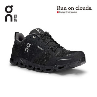 On昂跑 轻量女款防水路跑鞋 Cloudflyer Waterproof 黑色Black / Lunar 42 US(W10)