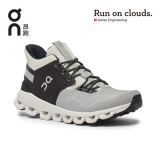 On昂跑 男款户外街头机能风运动鞋 Cloud Hi Edge Glacier / Black 冰川灰 / 黑 42 US(M8.5)