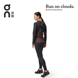 On昂跑 全天候轻量防护女款夹克Weather Jacket Black/Pebble 黑/卵石灰 S