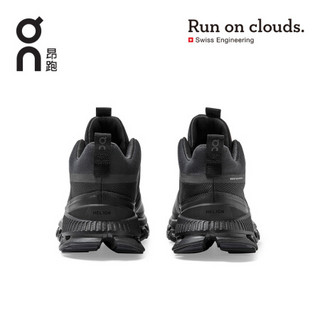 On 昂跑 减震舒适透气防水运动女鞋Cloud Hi Waterproof All Black/黑色 37 US(W6)