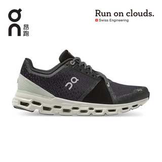 On昂跑 减震透气稳定支撑男款路跑鞋 Cloudstratus NC Black/Mineral 墨/石绿 44.5 US(M10.5)