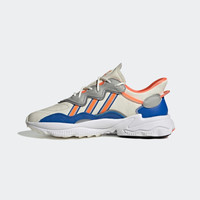阿迪达斯官网 adidas 三叶草 OZWEEGO 男子经典运动鞋FV3576 汉玉白/亮蓝/警报红荧光/二度灰 44.5(275mm)