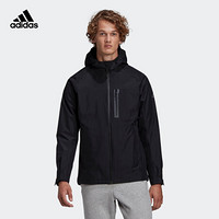 阿迪达斯官网 adidas 3 in 1 WP JKT 男装户外运动连帽夹克GF0019 黑色/黑色 A/S(175/92A)