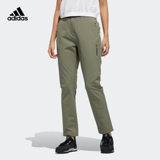 阿迪达斯官网 adidas W MTNLT PANTS 女装户外运动长裤GN7548 遗迹绿 A/S(160/68A)