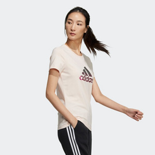 adidas 阿迪达斯 FI TEE FOIL 女子运动T恤 GP0684 浅粉 S