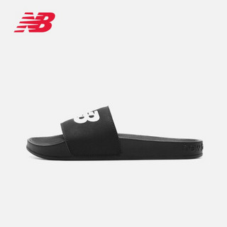 New Balance NB官方男鞋拖鞋SMF200B1简约舒适休闲拖鞋耐磨 黑色(白色) SMF200B1 42.5