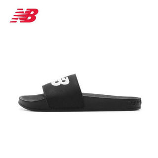 New Balance NB官方男鞋拖鞋SMF200B1简约舒适休闲拖鞋耐磨 黑色(白色) SMF200B1 42.5