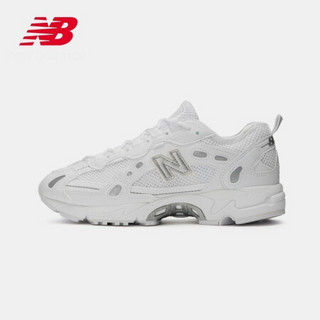 New Balance NB官方男款女款827系列ML827AAA撞色休闲鞋舒适老爹 双 白色 ML827AAD 36