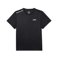 361° 运动t恤男2021夏季新款常规休闲上衣圆领透气短袖 652124105 基础黑 XL