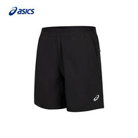 ASICS亚瑟士 2021春夏男子舒适7英寸跑步短裤 2011C082 黑色 M