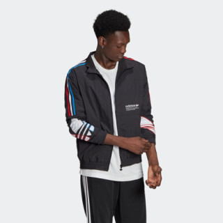 阿迪达斯官网 adidas 三叶草 TRICOL TT 男装运动夹克外套GN3582 黑色 XS(参考身高:167~172CM)