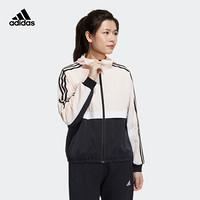 阿迪达斯官网 adidas FI JKT HOOD 女装训练运动夹克外套GP0622 粉 锡/黑色 A/XS(155/80A)