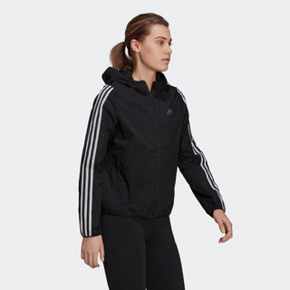 阿迪达斯官网 adidas W 3S WB 女装春季训练运动型格夹克外套GQ0596 黑色 A/L(170/92A)