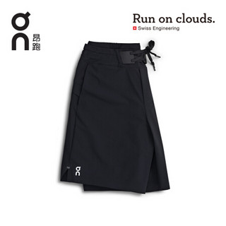 On昂跑 2021春夏新品男款二合一轻量快干跑步短裤 Hybrid Shorts Black /黑 L