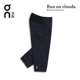 On昂跑 2021春夏新品女款新一代舒适透气越野徒步跑步紧身裤 Trail Tights Black/黑色 XL