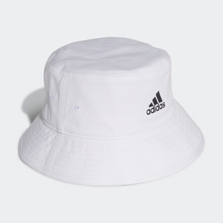 阿迪达斯官网 adidas COTTON BUCKET 男女训练运动渔夫帽H36811 白/黑色 OSFM