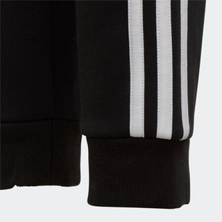 阿迪达斯官网 adidas YB MH 3S PANT 大童装训练运动裤子ED6477 黑色/白 110CM