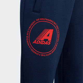 阿迪达斯官网 adidas LB FLEECE PANT2 小童装训练针织长裤EH4064 学院藏青蓝 116CM