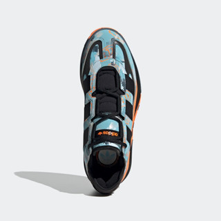阿迪达斯官网 adidas 三叶草 NITEBALL 笑脸迷彩 男女鞋经典运动鞋GZ7867 水晶蓝/一号黑/信号橙 43(265mm)