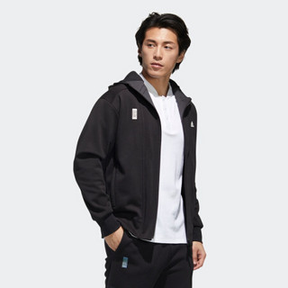 阿迪达斯官网 adidas WJ HTT 男装运动型格夹克外套GM4457 黑色 A/2XL(185/108A)