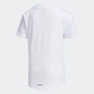 阿迪达斯官网 adidas LB UR CO TEE 小童装训练运动短袖T恤FM9797 白 104CM