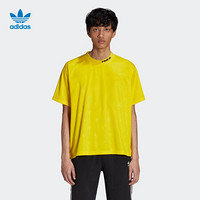 阿迪达斯官网 adidas 三叶草 NINJA TEE 男女运动短袖T恤GP2319 黄 XS(参考身高:167~172CM)