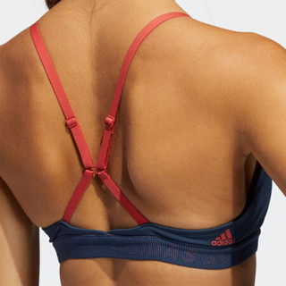 阿迪达斯官网 adidas AM BRANDED BRA 女装训练运动内衣GM2838 藏青/亮粉红荧光 A/XL(170/96A)