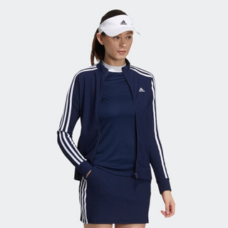 阿迪达斯官网 adidas TR COLOR JKT 女装春季高尔夫运动夹克外套GM3753 学院藏青蓝 A/S(160/84A)