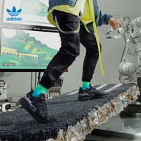 阿迪达斯官网 adidas 三叶草 UTLTY 2IN1 PANT 男装春季运动裤GN3284 黑色 S(参考身高:173~178CM)