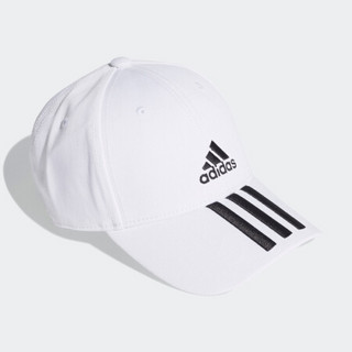 阿迪达斯官网 adidas BBALL 3S CAP CT 男女训练运动帽子FQ5411 白/黑色/黑色 OSFY