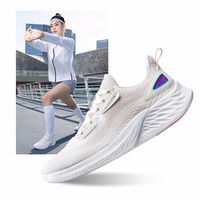 361° 舒适缓震女子运动鞋 682112260 羽毛白/柔粉色 36