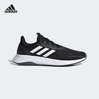 阿迪达斯官网 adidas QT RACER SPORT 女鞋跑步低帮运动鞋FY5680 黑色/白色 38(235mm)