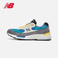 New Balance NB官方中性款992系列M992RR经典时尚撞色复古休闲鞋 灰色/绿色/蓝色/米色 M992RR 45(脚长29cm)