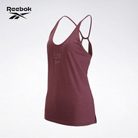 Reebok锐步 运动健身LM Mind Body Tank女子莱美运动背心 GV2010_砖红色 A/L