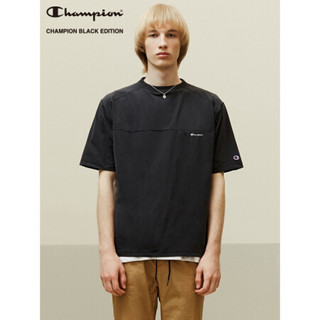 Champion2021新款男式简约拼接T恤 卡其色 M