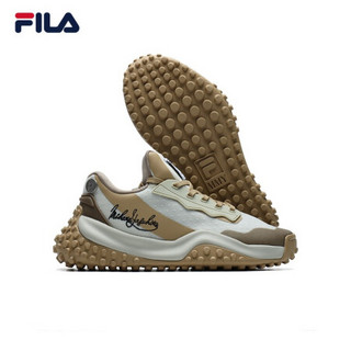 FILA x MIHARA斐乐官方老爹鞋女2021年夏季新款运动鞋休闲FM-9 银绿色/海星-SS 35.5