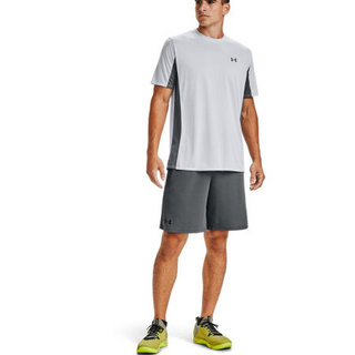 安德玛官方UA Training Vent男子短袖T恤Under Armour1356785 灰色014 L