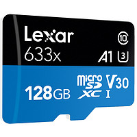 Lexar 雷克沙 633x microSD存储卡 128GB（UHS-III、V30、A1）